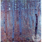 Bukowy las - Gustav Klimt (A)