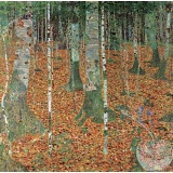 Brzozowy las - Gustav Klimt (A)