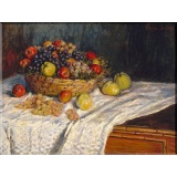 Jabłka i Winogrona - Claude Monet (D)