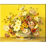 Letnie kwiaty - Maurice-Alfred Decamps (B)
