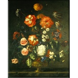 Maki, peonie i inne kwiaty - J. B. Monnoyer (B)