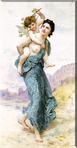 Wenus i Kupidyn - William Adolphe Bouguereau (C)